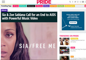 Pride Article: Sia & Zoe Saldana Call for an End to AIDS with Powerful Music Video